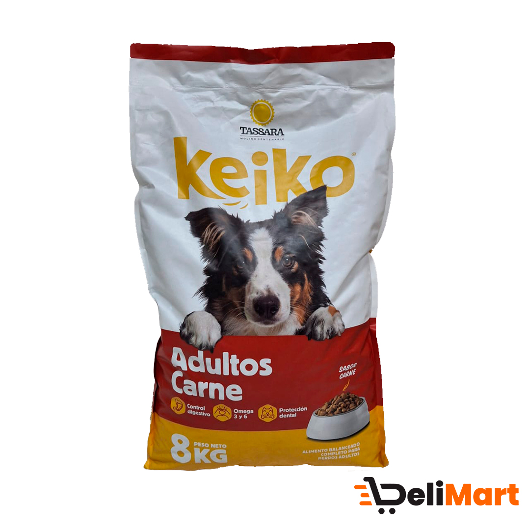 Alimento Para Perro Adultos Carne Keiko 8 Kg