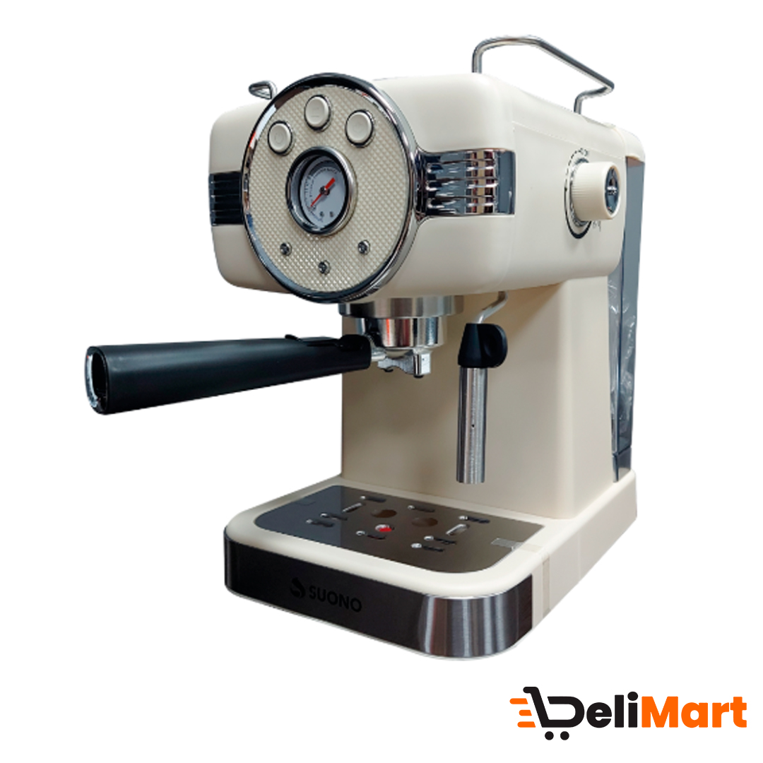 Cafetera Espresso Vintage 1.5L Suono Crema