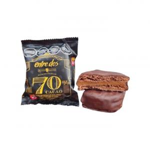 Alfajor Entre Dos X45Gr Chocolate 70% cacao