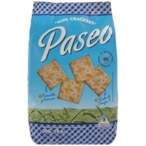* Galletitas De Agua Paseo 300 Gr