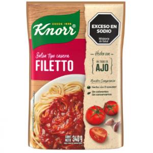 Salsa Lista Knorr Filetto 340 G