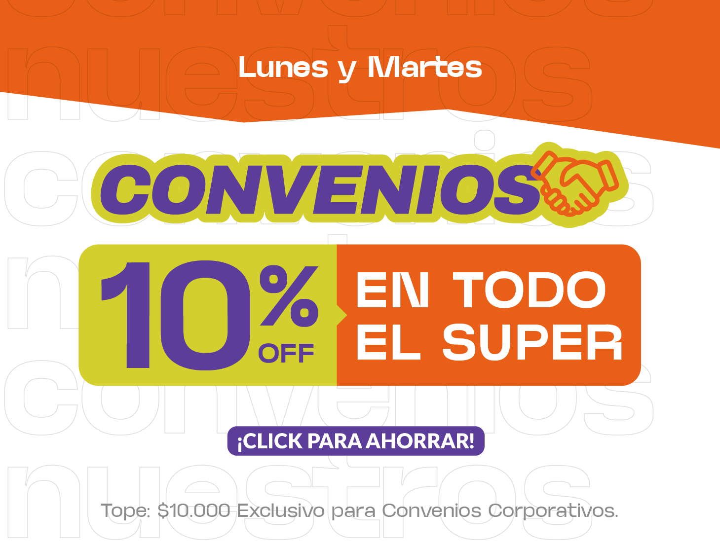 CONVENIO LUNES Y MARTES