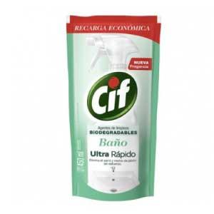 Limpiador Baño Recarga Economica Cif x 450 Ml