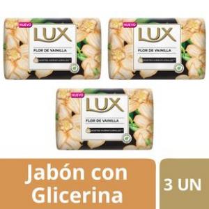 Jabon De Tocador Flor De Vainilla Lux 3un X 120g
