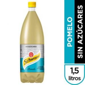 * Gaseosa Schweppes Pomelo S/Azúcares 1.5 Lt