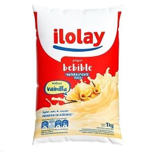 * Yogur Bebible Entero Vainilla Ilolay x 900 G