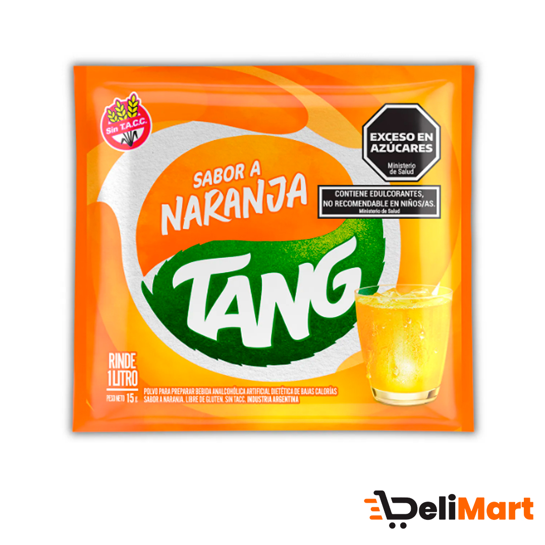 Jugo En Polvo Naranja Tang 15 Gr
