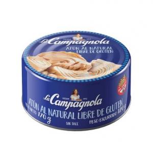Conserva De Pescado Lomo de Atún al Natural La Campagnola X 170 Gr