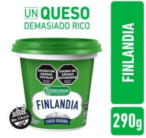Queso Untable Finlandia Sabor Original (light) La Serenisima x 290 Gr