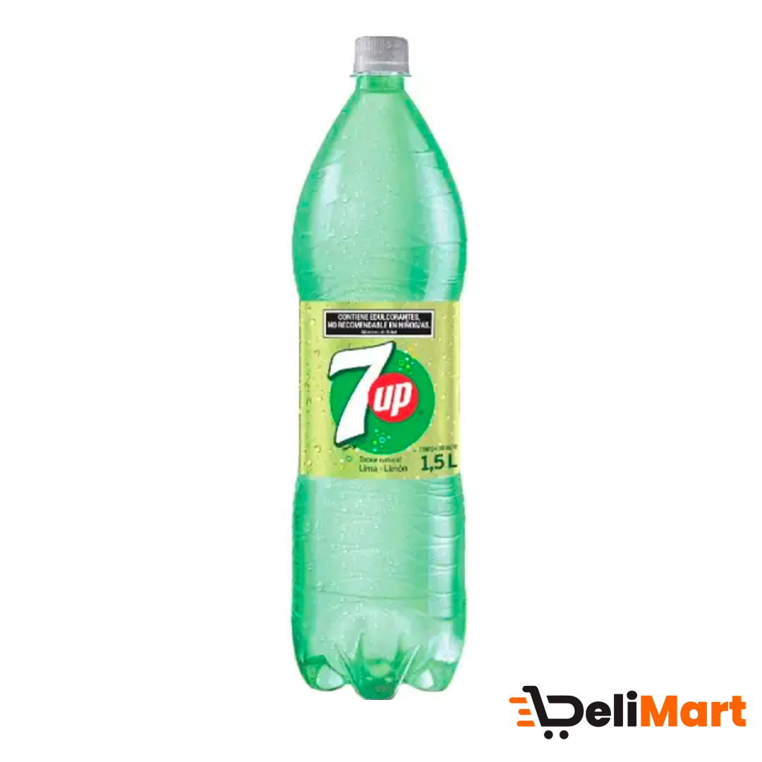Gaseosa 7 Up Lima Limón Sin Azucar 1.5 Lt