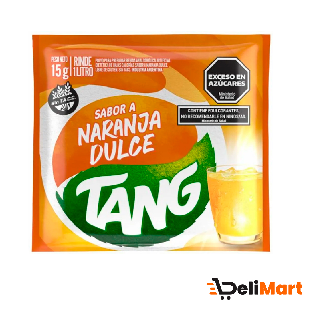Jugo En Polvo Tang Naranja Dulce 15 Gr