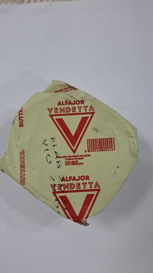 Alfajor Artesanal Vendetta X65Gr Buttercol