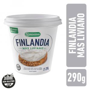 * Queso Untable Finlandia Mas Liviano X 290 Gr Sin Sal