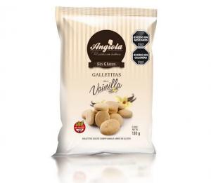 Galletitas Dulces Sin TACC Angiola x130 Gr Vainilla