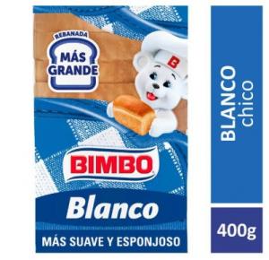 * Pan Lactal Blanco Bimbo 400 Gr