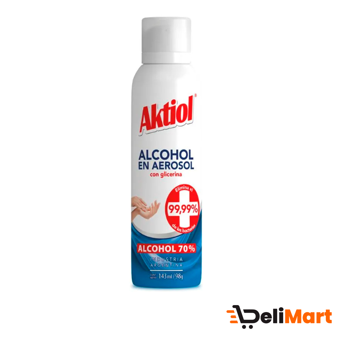 Alcohol En Aerosol Aktiol  X 143 Ml