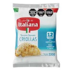 Tapa de Empanadas Criolla La Italiana x330g