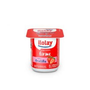 * Yogur Entero Firme Ilolay Frutilla 120gr