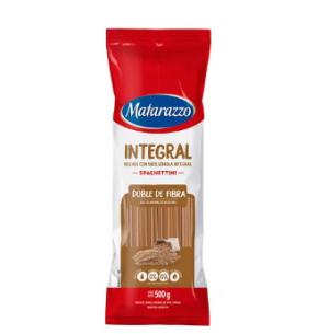 Fideo Matarazzo spaghettini  Integral 500 Gr