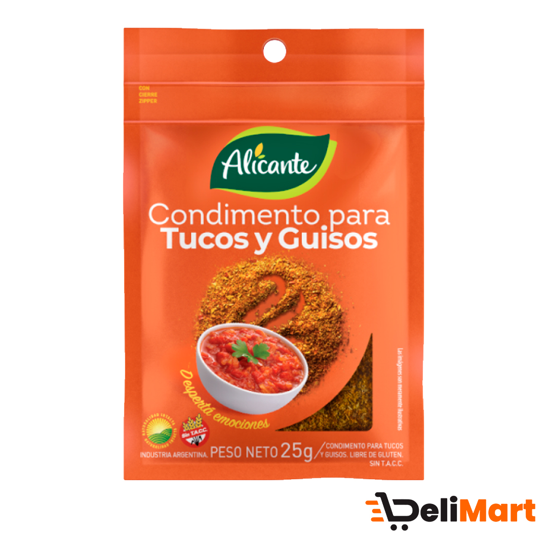 Condimento para Tucos y Guisos Alicante 25 gr