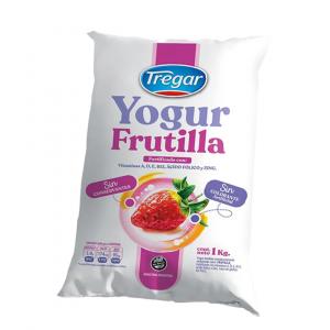 * Yogur Bebible Frutilla Entero Tregar 900 G