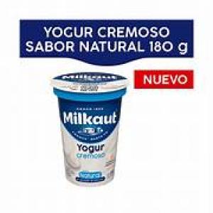 * Yogur Entero Firme Natural Milkaut 180 gr