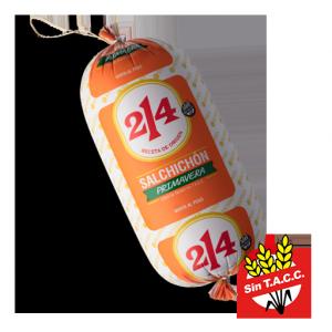 Salchichon Primavera 214  x250 Gr envasado al vacio