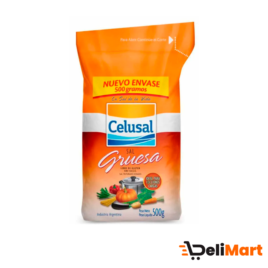 Sal Gruesa Paquete Celusal 500 Gr