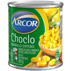 Conserva Granos De Choclo Amarillo Entero Arcor x 205 Gr