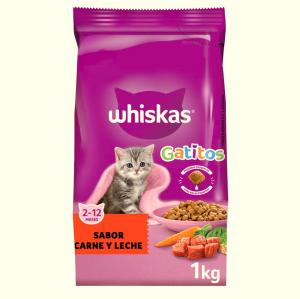 Alimento Gatitos Whiskas Carne y LEche 1Kg