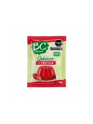 Gelatina Frutilla Bc 18 Gr