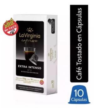 Cafe En Capsulas Espresso Extra Intenso La Virginia 10 U