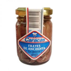 Flietes De Anchoita En Aceite Caracas 60 Gr