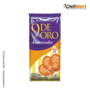 Bizcochos Azucarados 9 De Oro 210 Gr