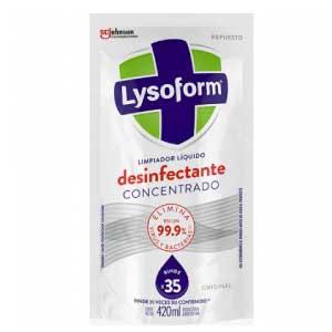 Limpiador Liquido Desinfectante Concentrado Para Pisos Lysoform Doy Pack Bebe 420 ml