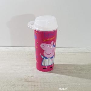 VASO 18 OZ TAPA Y PICO PEPPA PIG