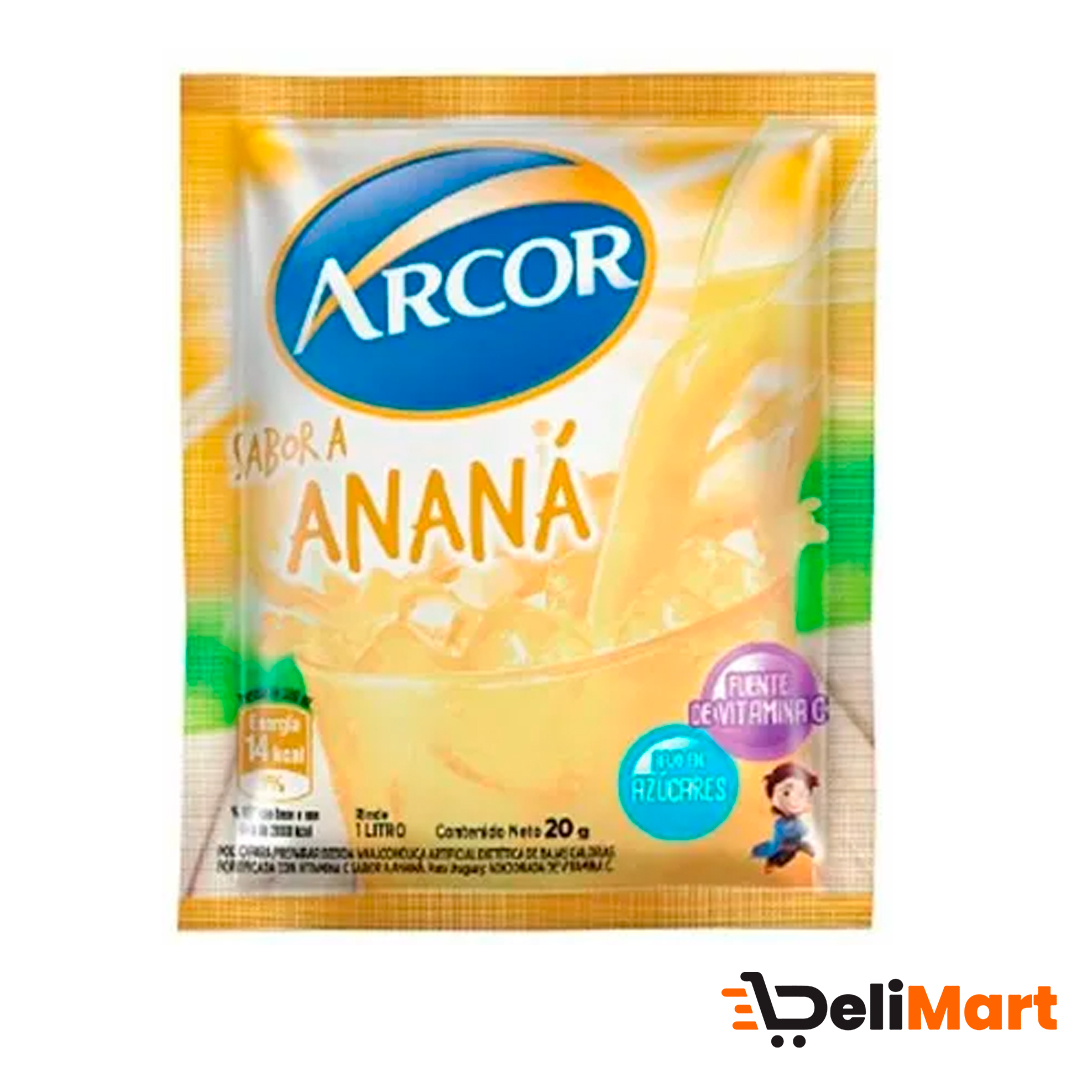 Jugo En Polvo Anana Arcor 15 Gr