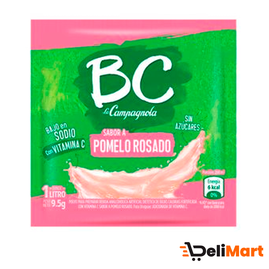 Jugo En Polvo Pomelo Rosado BC 7 Gr