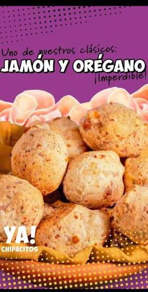 Chipacito Congelado de Jamon y Oregano x 500 gr - Ya! Chipacitos