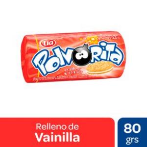 Galletitas Rellena Polvorita Lia Vainilla X 80 Gr