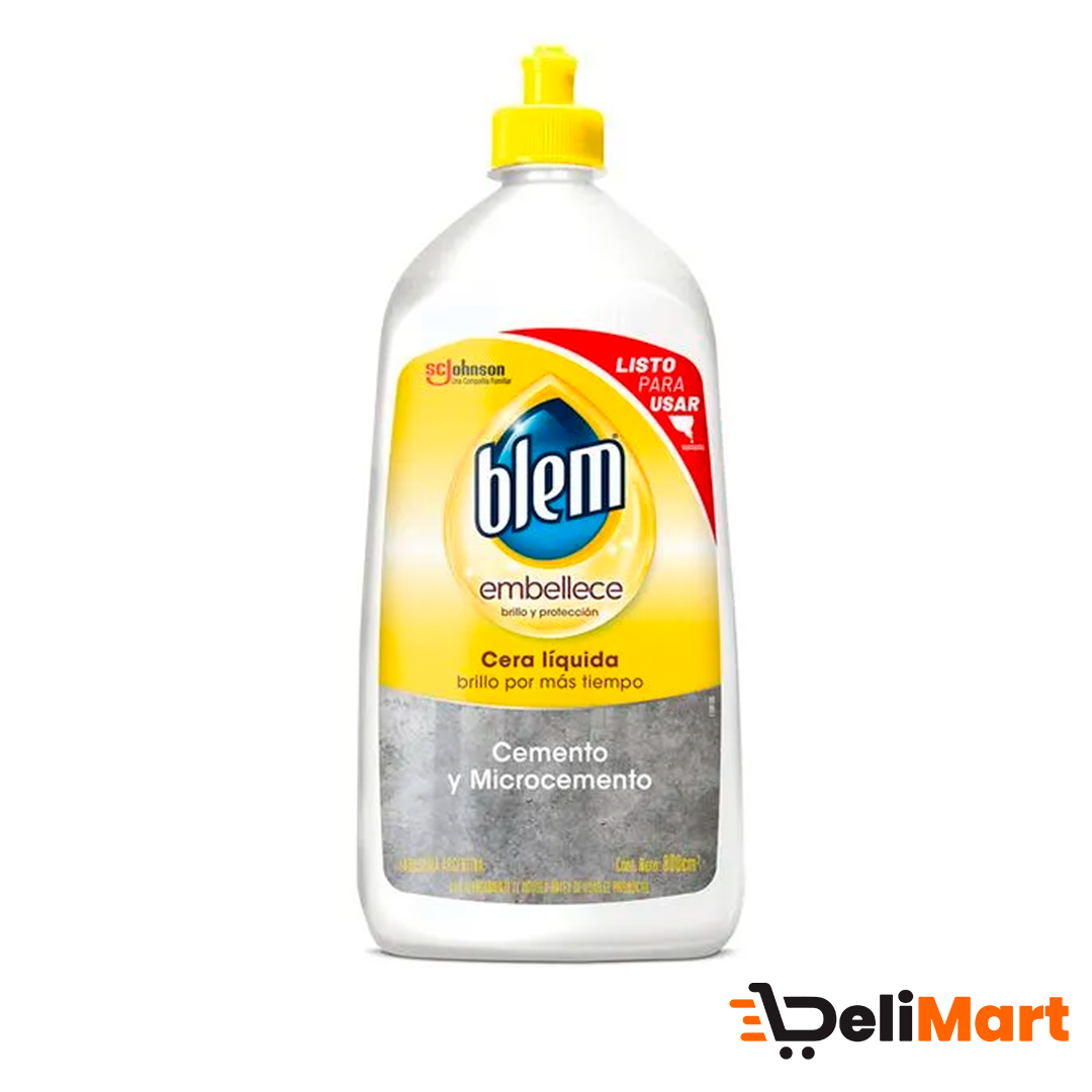 Blem Embellece Cera Liquida Cemento y Microcemento 800 CC