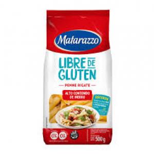Fideos Penne rigate Libre de Gluten Matarazzo 500 Gr