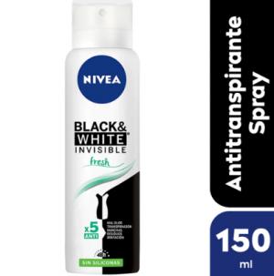 Desodorante Nivea Black & White Invisible Fresh 150 ml