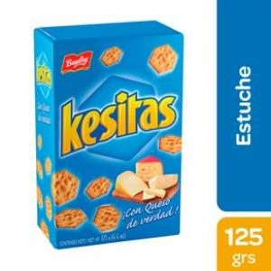 Galletitas Snack Kesitas Con Queso Bagley 125gr