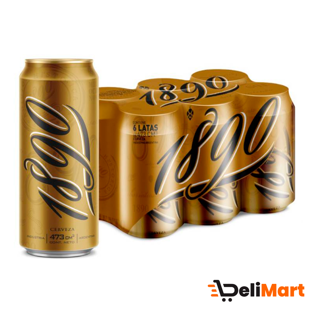 Cerveza Rubia 1890 473 Cc Pack x 6