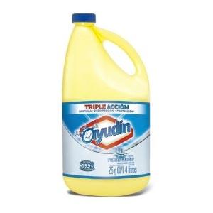 Lavandina Desinfectante Triple Poder Pureza Glaciar Ayudin 4L