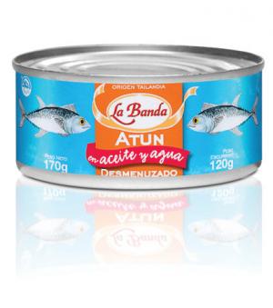 Atun en Aceite y Agua Desmenuzado La Banda x 170gr