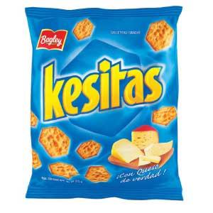 Galletitas Snack Kesitas Con Queso Bagley x 75 Gr