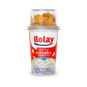 * Yogur Ent C/Copos De Maiz Ilolay 165 Gr