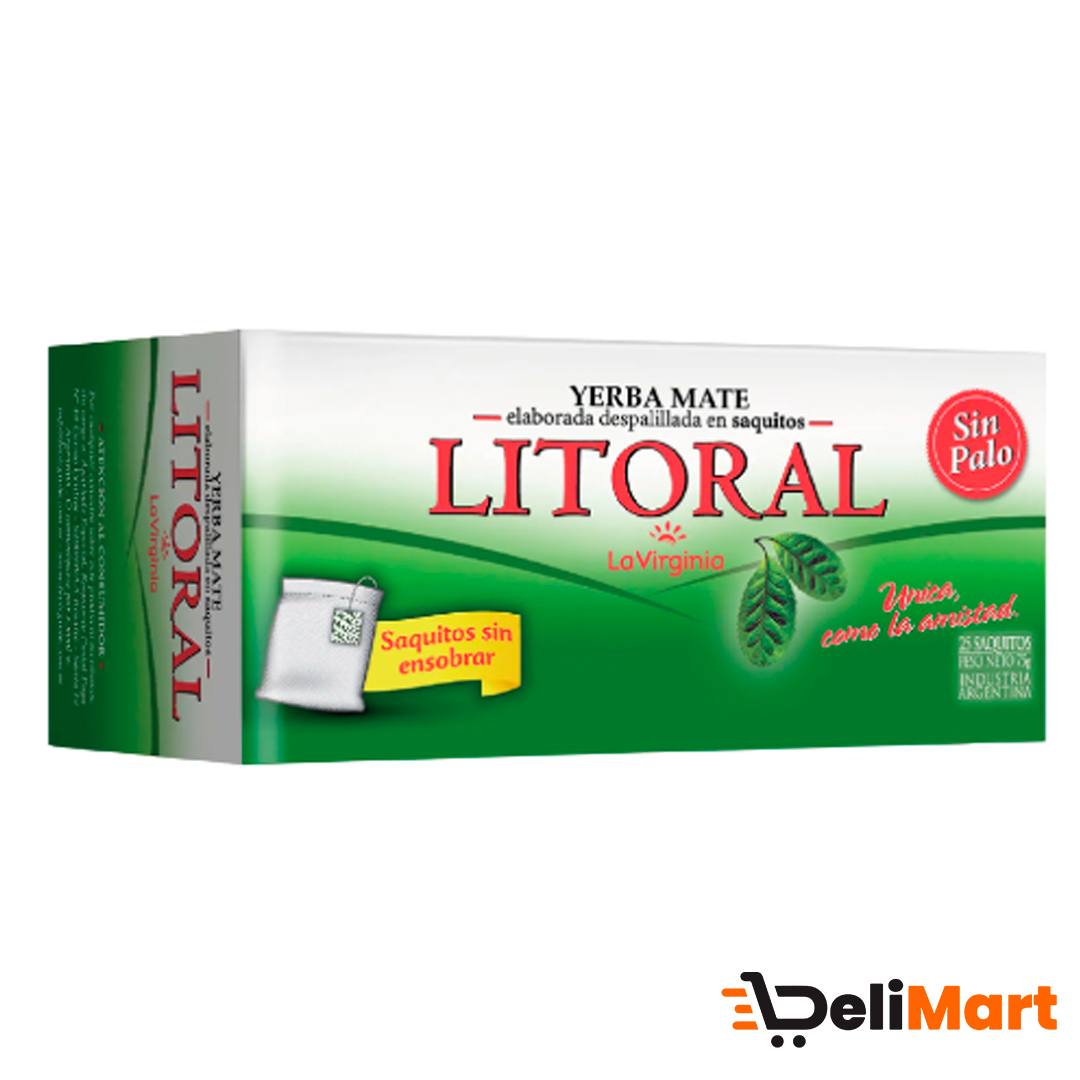 Mate Cocido con sobre  Litoral x 25 uni
